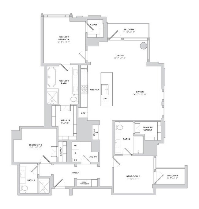 B8 (2.5x3) Maple Terrace-725 floor plan